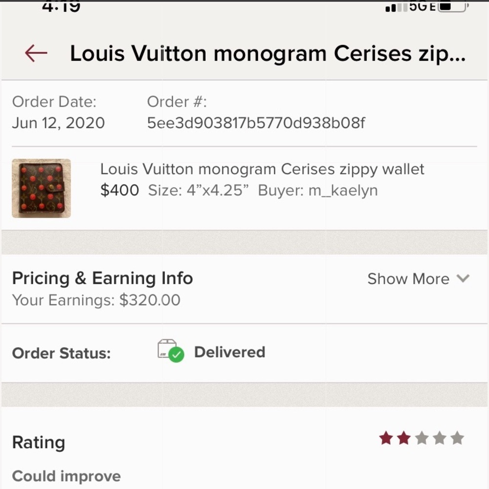 WOW NO MORE RUDE PICKY BUYERS! LV - Picture 2 of 3